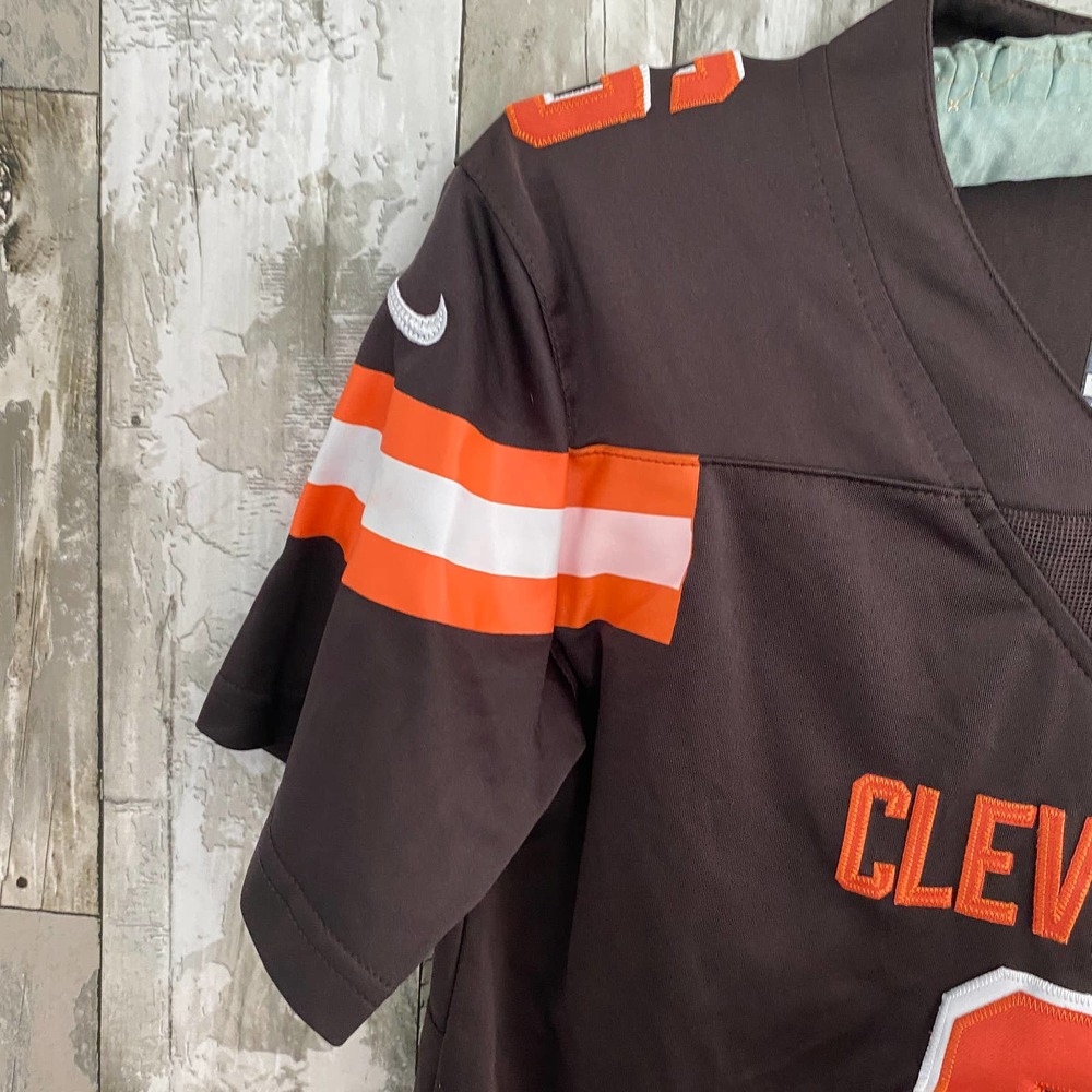 Cleveland browns #6 Mayfield kids jersey M - Picture 2 of 7